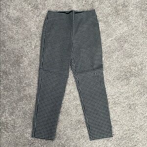 Women’s Black and White Checkered Pants